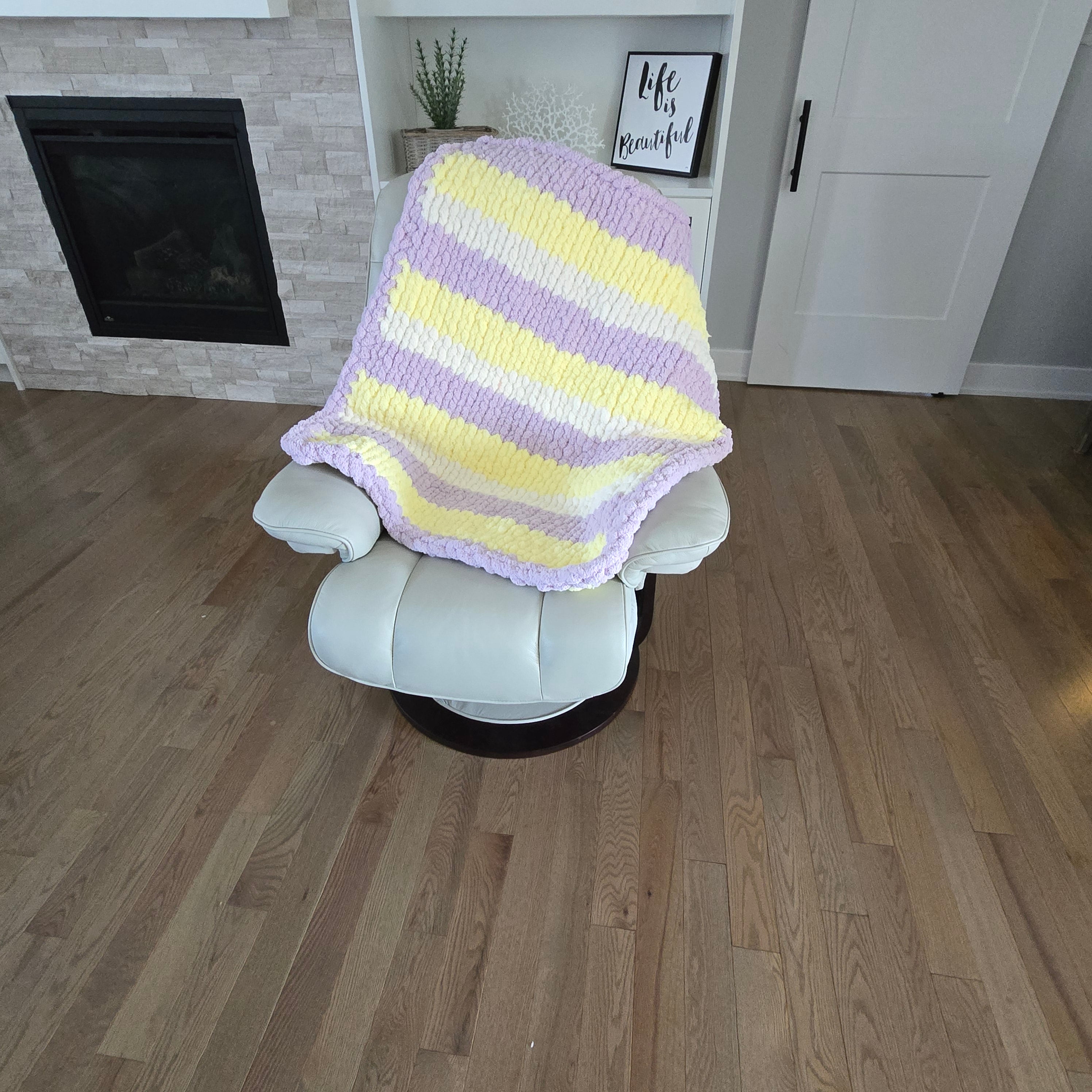 Handmade Ultra-Thick Baby Blanket (30” x 40”)