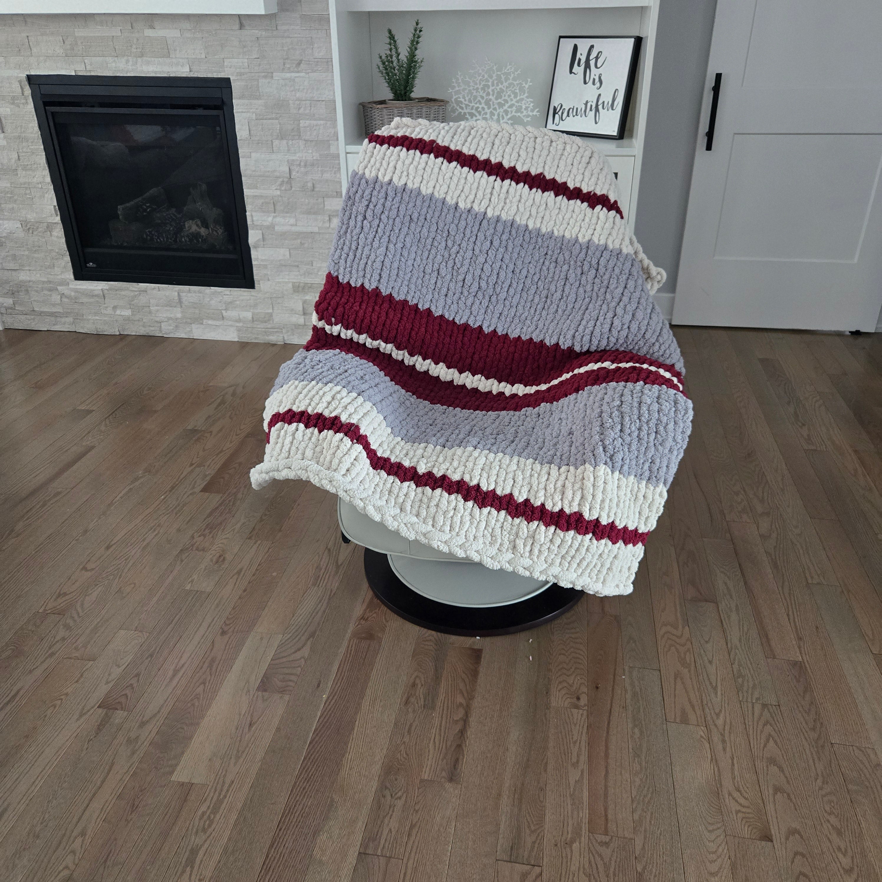 Handmade Ultra-Thick Lap & Throw Blanket (40” x 60” / 50” x 60”)
